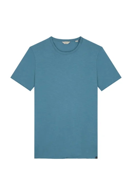 Dstrezzed 202274 Mc Queen Organic cotton T-shirt Provincial Blue - Image 3