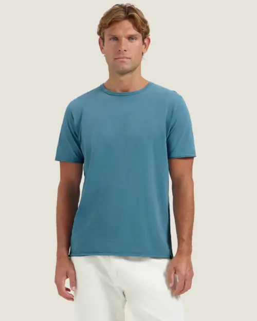 Dstrezzed 202274 Mc Queen Organic cotton T-shirt Provincial Blue