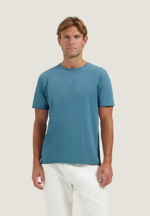 Mc Queen Organic cotton T-shirt Provincial Blue