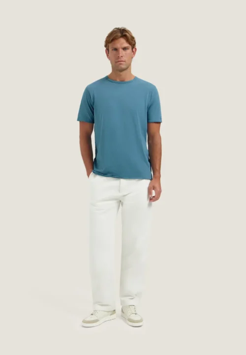 Alternative view of Dstrezzed 202274 Mc Queen Organic cotton T-shirt Provincial Blue