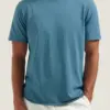 Dstrezzed 202274 Mc Queen Organic cotton T-shirt 202274 Provincial Blue - Image 5
