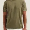 Dstrezzed Mc Queen Organic Cotton T-Shirt 202274 Stone Grey - Image 5