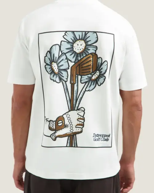 Dstrezzed Collin Tee 203550 White Oversized Men's Tee
