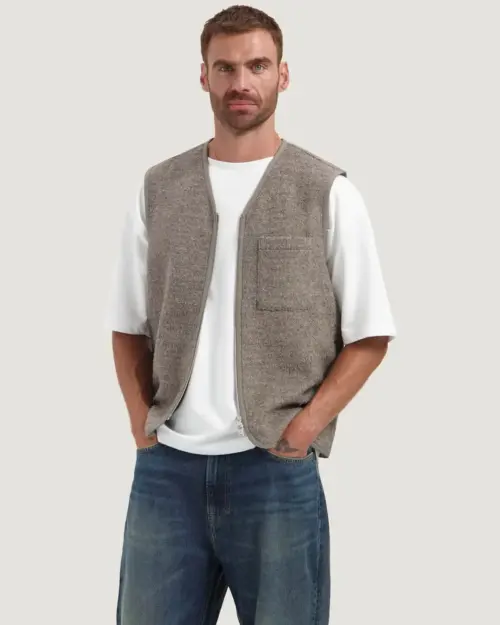 Dstrezzed William Teddy Vest 121503 Walnut