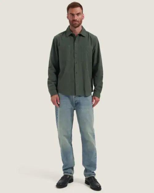 Alternative view of Dstrezzed Joseph Shirt 304054 Grey Green