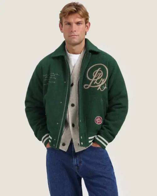 Dstrezzed Varsity Bomber 101706 The Green