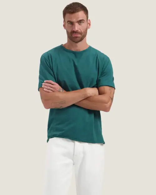Dstrezzed Mc Queen Organic Cotton T-Shirt 202274 Quartz Green