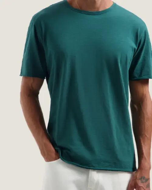 Alternative view of Dstrezzed Mc Queen Organic Cotton T-Shirt 202274 Quartz Green
