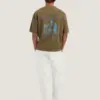 Dstrezzed  Kole Artwork Tee-shirt 203558 Stone Grey - Image 2