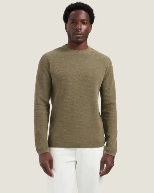 Dstrezzed Neill Big Chenile Sweatshirt 406836 Stone Grey