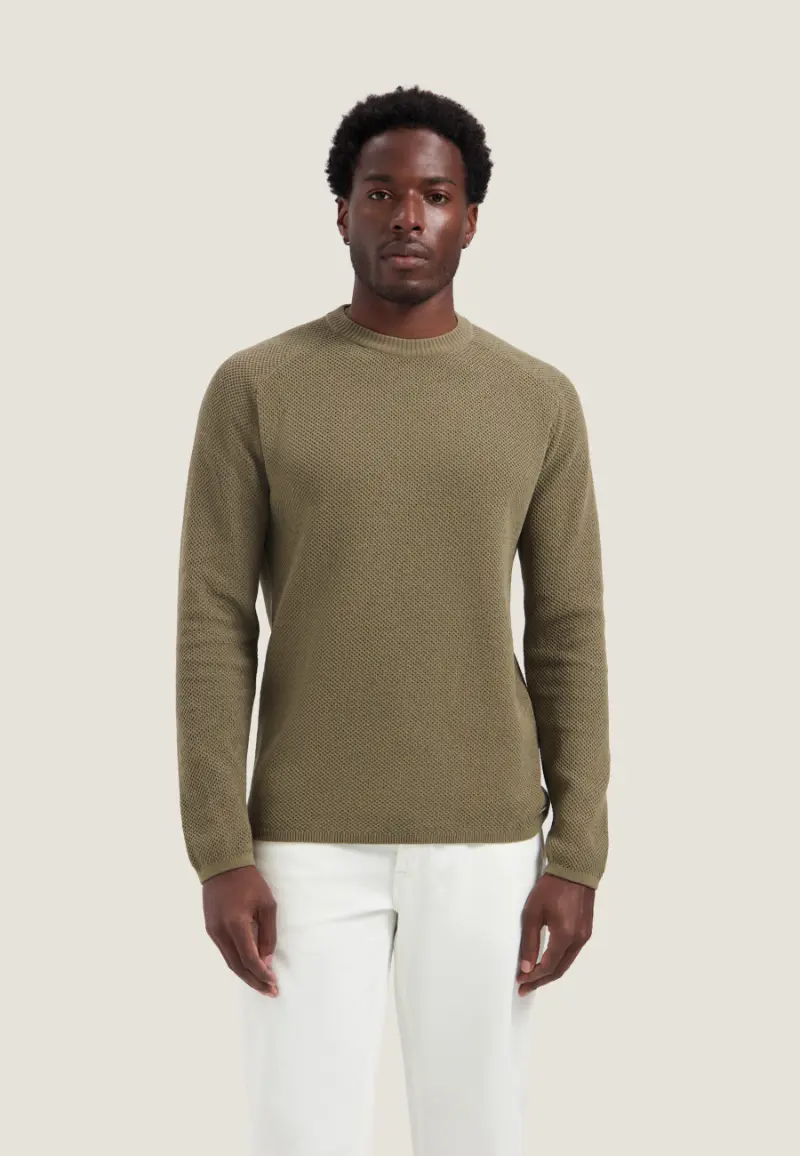 Dstrezzed Neill Big Chenile Sweatshirt 406836 Stone Grey
