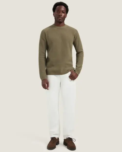 Alternative view of Dstrezzed  Neill Big Chenile Sweatshirt 406836 Stone Grey