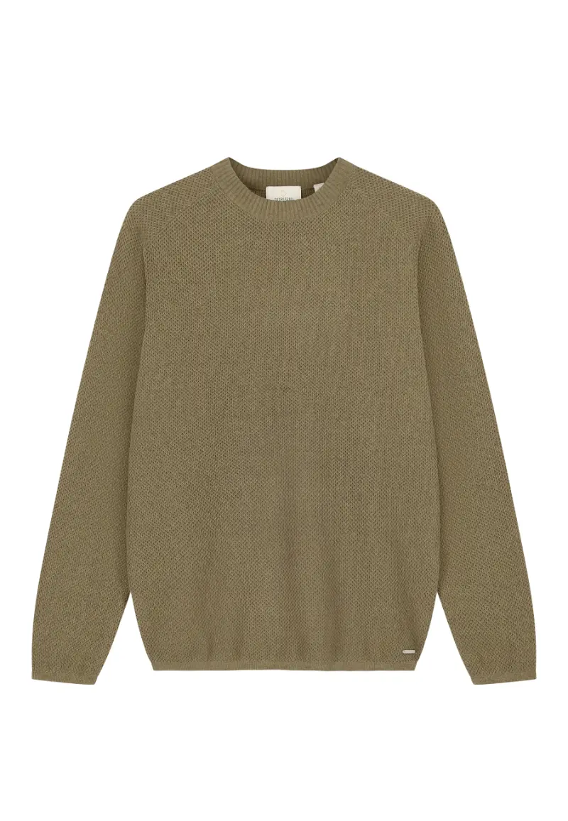 Dstrezzed Neill Big Chenile Sweatshirt 406836 Stone Grey - Image 5