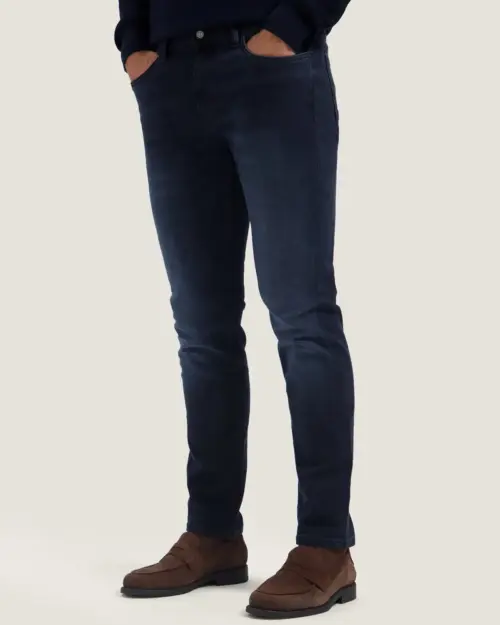 Dstrezzed Lancaster 5 Pocket Denim Jeans 551522 Deep Blue Black
