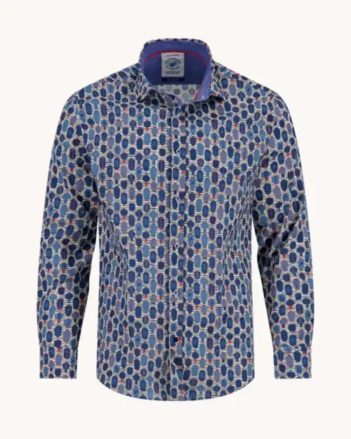 A Fish Named Fred Shirt Lanterns 34.015 Blue