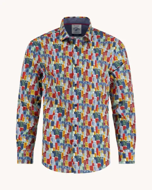 Fish Named Fred Shirt Lanterns 34.015 blue