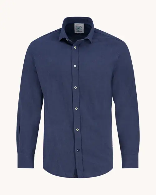 A Fish Named Fred Shirt Brushed Twill 34.022 Ash Blue