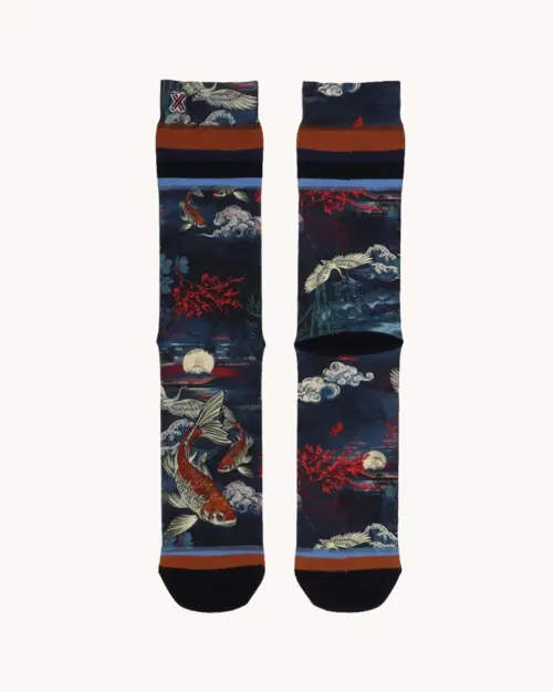 Alternative view of A Fish Named Fred Men's Socks 34.264 Fuji Dream