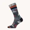 A Fish Named Fred Men's Socks 34.264 Fuji Dream
