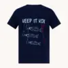 A fish named Fred T-shirt keep it Koi 34.401 Navy - Image 3
