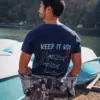 A fish named Fred T-shirt keep it Koi 34.401 Navy