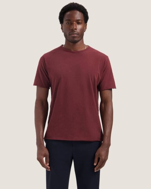 Dstrezzed Mc Queen Organic Cotton T-Shirt 202274 Dark Red