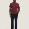 Dstrezzed Mc Queen Organic Cotton T-Shirt 202274 Dark Red - Image 2