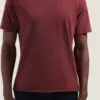 Dstrezzed Mc Queen Organic Cotton T-Shirt 202274 Dark Red - Image 5
