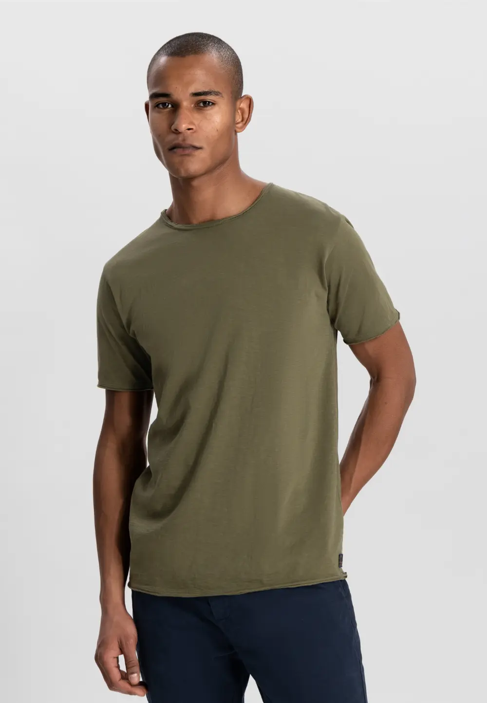 Dstrezzed Mc Queen Organic Cotton T-Shirt 202274 Army Green