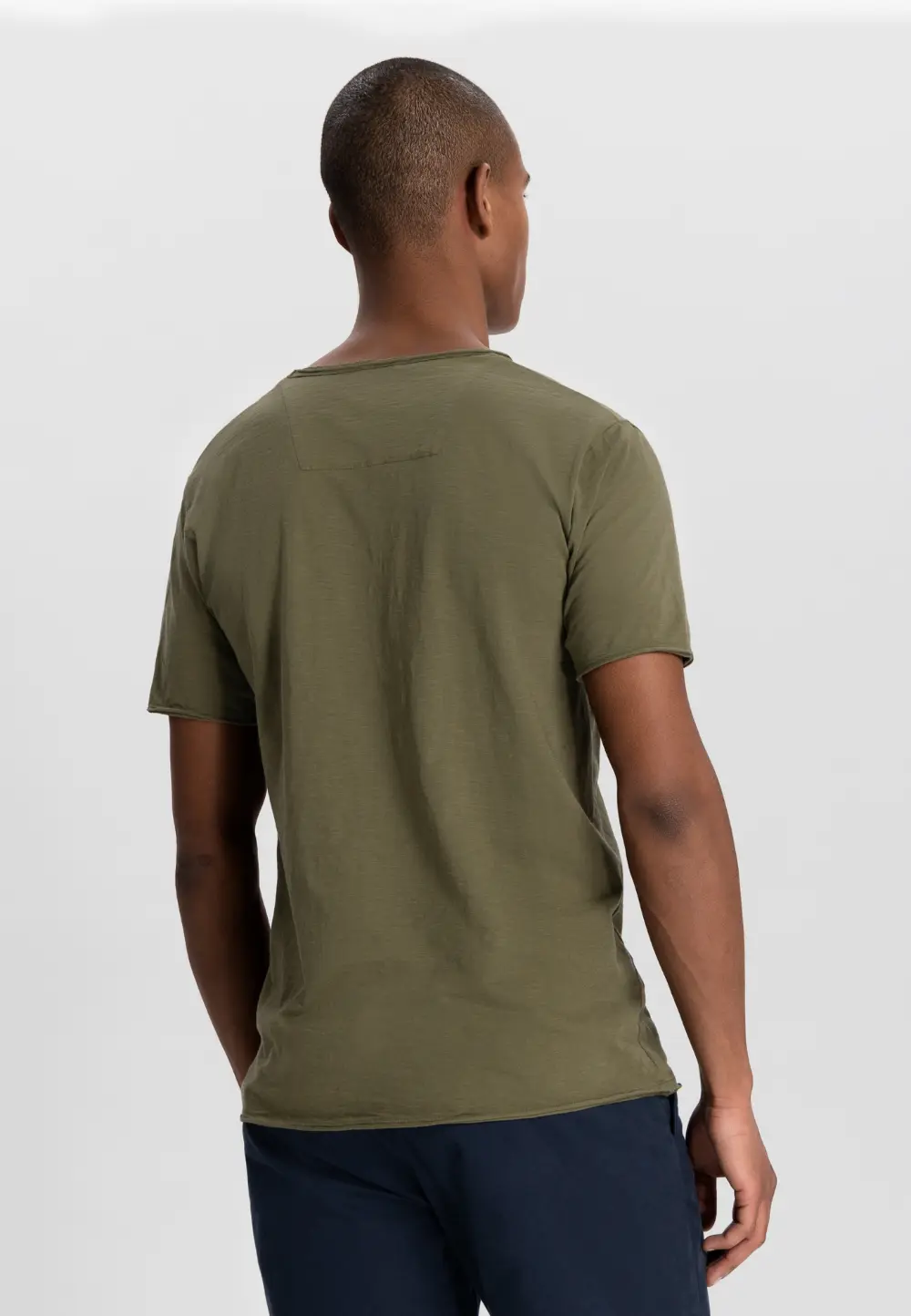 Dstrezzed Mc Queen Organic Cotton T-Shirt 202274 Army Green - Image 2