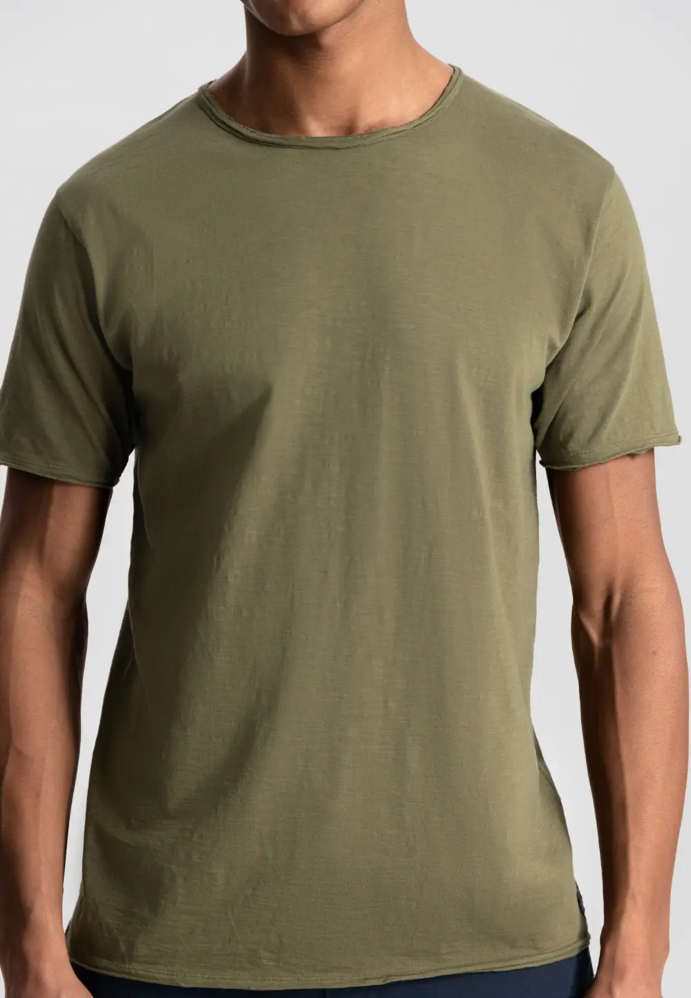 Dstrezzed Mc Queen Organic Cotton T-Shirt 202274 Army Green - Image 3