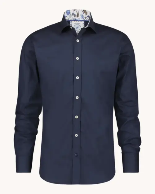 A Fish Named Fred PowerStretch Men’s Formal Shirt 99.0005 Navy