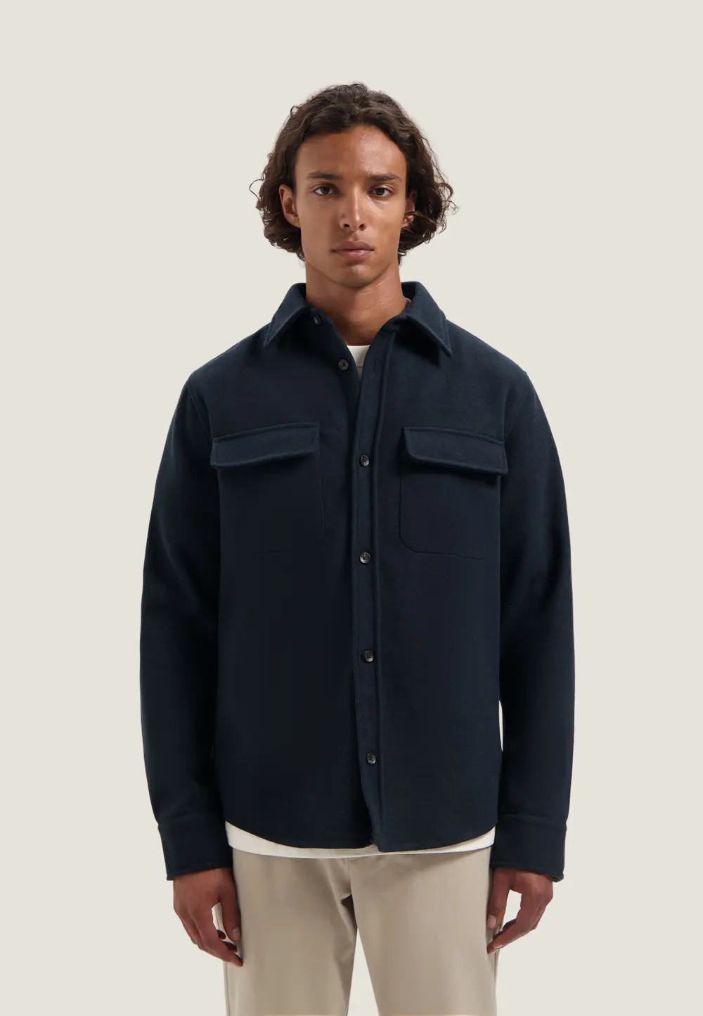 Dstrezzed Ulrik Overshirt 303776 Dark Navy - Image 4