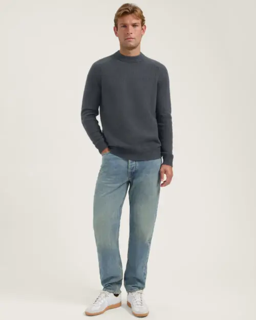 Alternative view of Dstrezzed Yvain Crewneck 405950 Burnt Ash