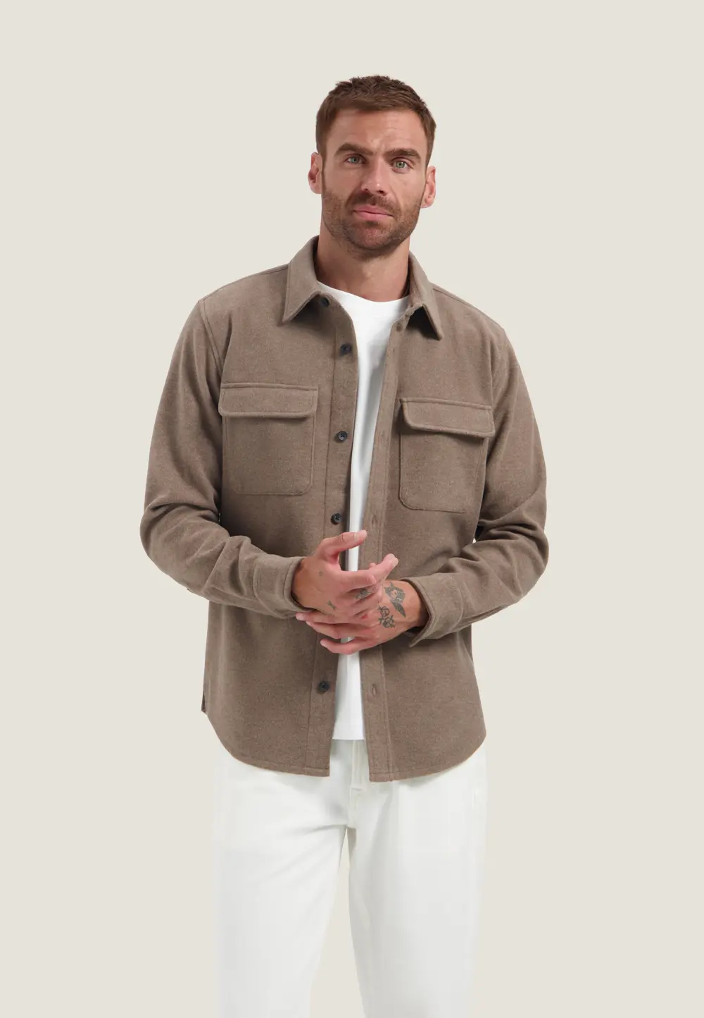 Dstrezzed Ulrik Overshirt 303776 Walnut - Image 3