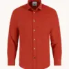 A fish named Fred  Corduroy Shirt  34-021 Red - Image 2