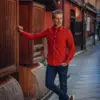 A fish named Fred Corduroy Shirt 34-021 Red