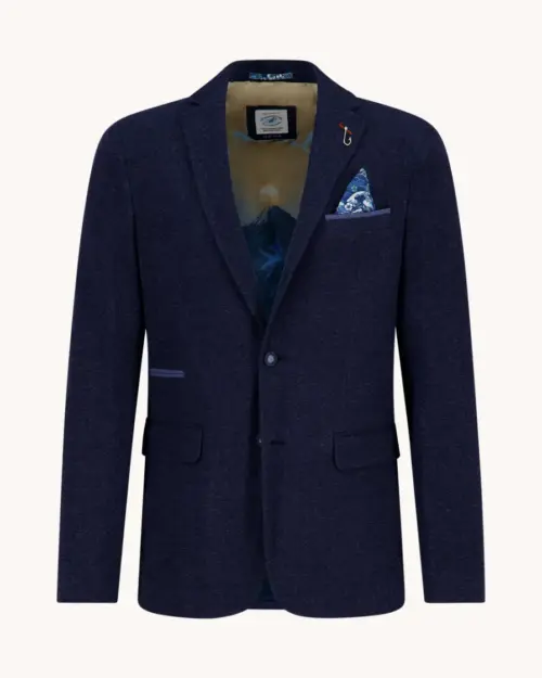 Alternative view of A fish named Fred  Blazer Pique 34.101 Navy