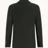 A Fish Named Fred Blazer Herringbone 34.108 Dark Green - Image 4