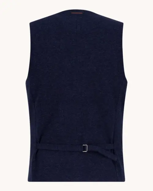 Alternative view of A fish named Fred  Waistcoat Pique 34.131 Navy