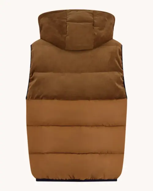 Alternative view of A fish named Fred  Bodywarmer Rib 34.161 Cognac