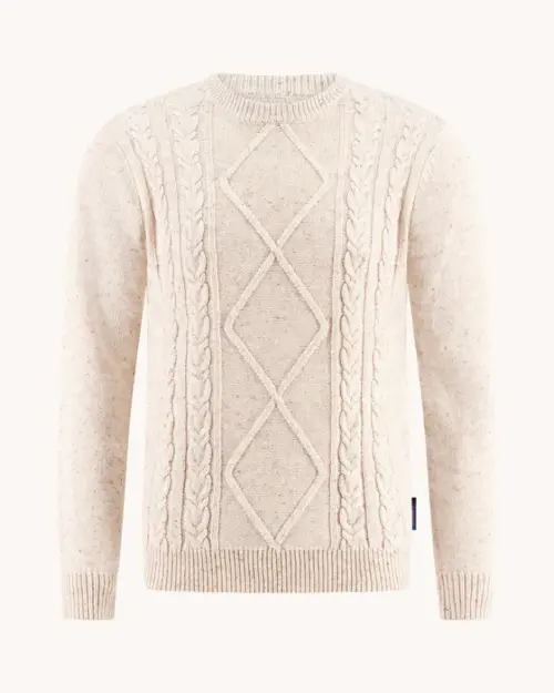 Alternative view of A fish named Fred  Pullover Cable 34.501 Off-White